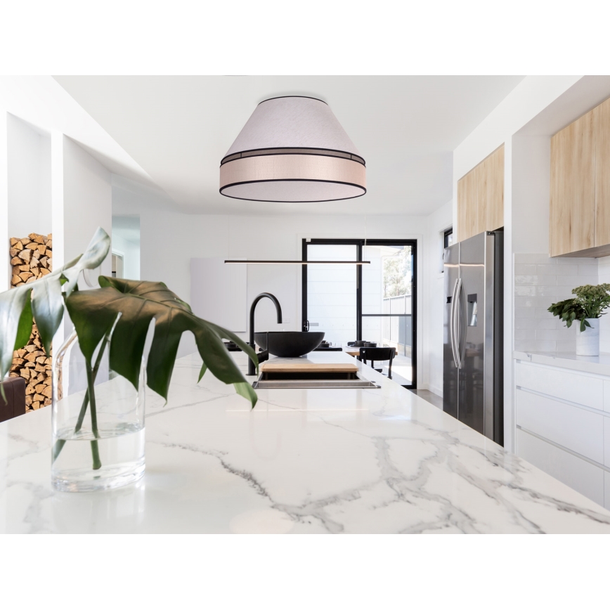 Duolla - Плафониера AVIGNON 1xE27/15W/230V Ø 50 см бежова