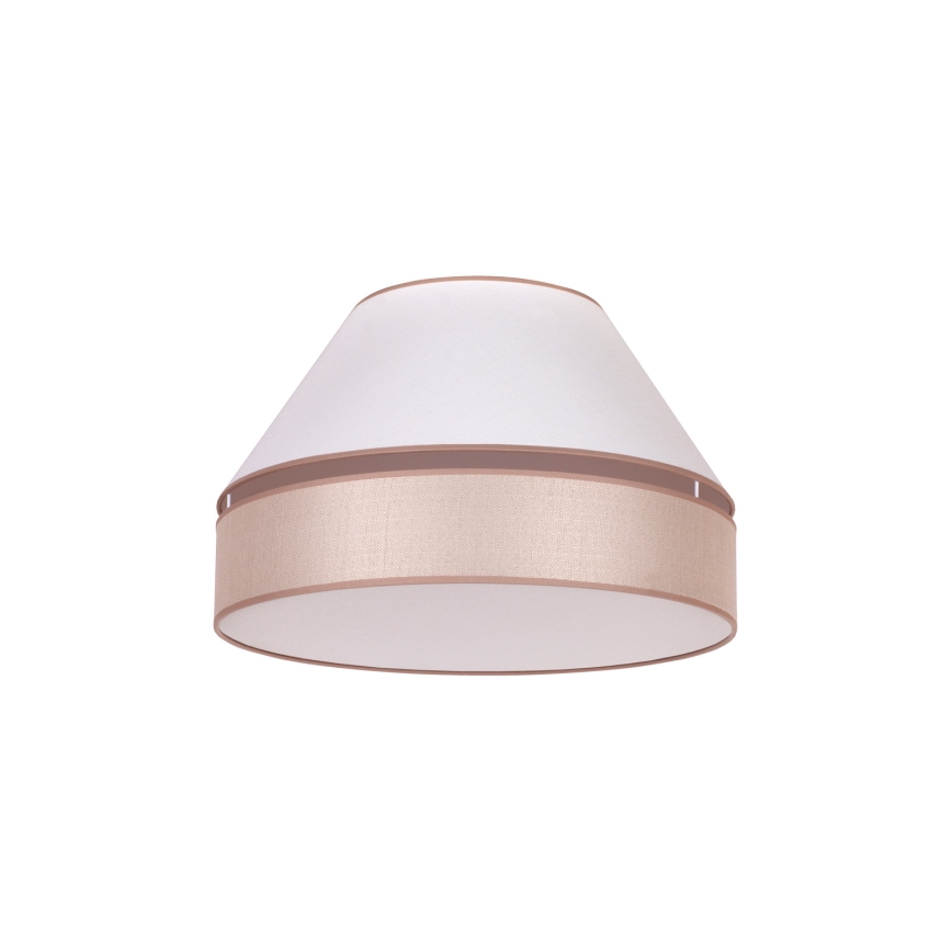 Duolla - Плафониера AVIGNON 1xE27/15W/230V Ø 50 см бяла/бежова