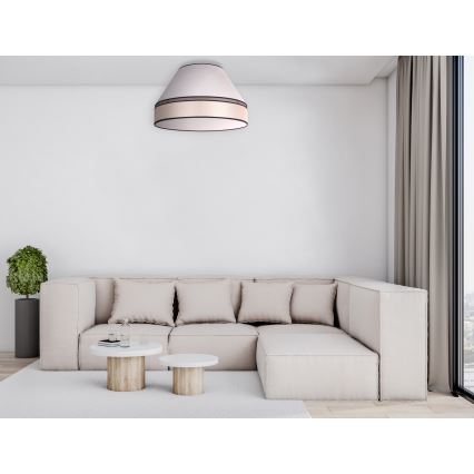 Duolla - Плафониера AVIGNON 3xE27/15W/230V Ø 60 см бежова