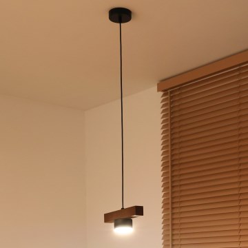 Duolla - Полилей на кабел IRONLINE 1xGX53/3W/230V бор/дъб/черно
