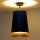 Duolla - Полилей за повърхностен монтаж BELL SHINY 1xE27/15W/230V Ø 25 см син/меден
