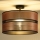 Duolla - Полилей за повърхностен монтаж COPPER SHINY 1xE27/15W/230V Ø 40 см меден/черен