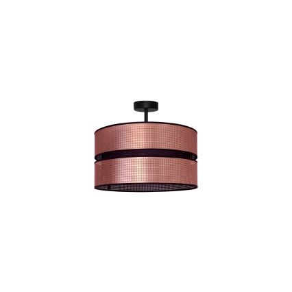 Duolla - Полилей за повърхностен монтаж COPPER SHINY 1xE27/15W/230V Ø 40 см меден/черен
