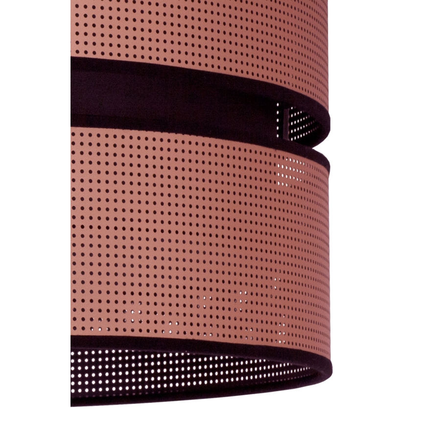 Duolla - Полилей за повърхностен монтаж COPPER SHINY 1xE27/15W/230V Ø 40 см меден/черен