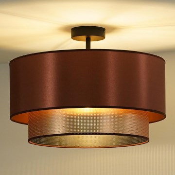 Duolla - Полилей за повърхностен монтаж COPPER SHINY 1xE27/15W/230V Ø 45 см меден
