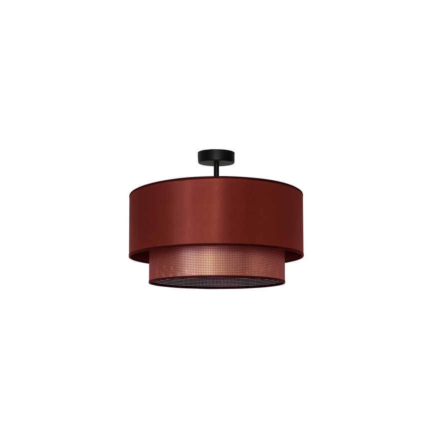 Duolla - Полилей за повърхностен монтаж COPPER SHINY 1xE27/15W/230V Ø 45 см меден