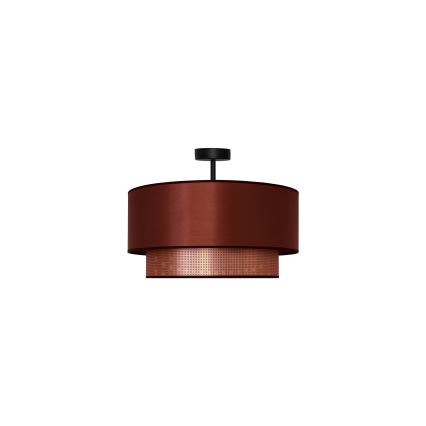 Duolla - Полилей за повърхностен монтаж COPPER SHINY 1xE27/15W/230V Ø 45 см меден