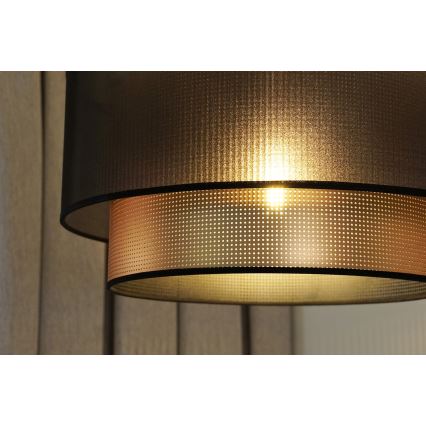 Duolla - Полилей за повърхностен монтаж COPPER SHINY 1xE27/15W/230V Ø 45 см кафяв/меден