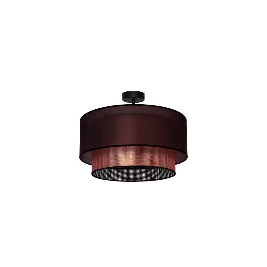 Duolla - Полилей за повърхностен монтаж COPPER SHINY 1xE27/15W/230V Ø 45 см кафяв/меден