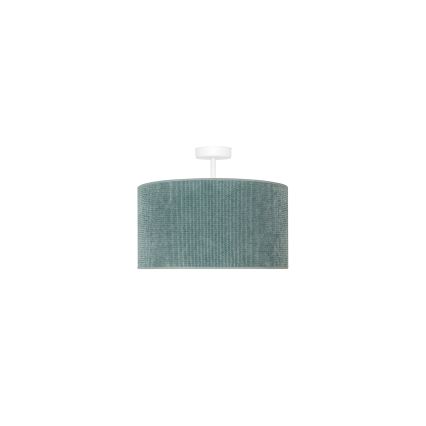 Duolla - Полилей за повърхностен монтаж CORDUROY 1xE27/15W/230V Ø 40 см светлосин