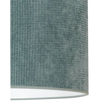 Duolla - Полилей за повърхностен монтаж CORDUROY 1xE27/15W/230V Ø 40 см светлосин