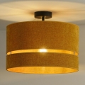 Duolla - Полилей за повърхностен монтаж DOUBLE 1xE27/15W/230V Ø 40 см оранжев