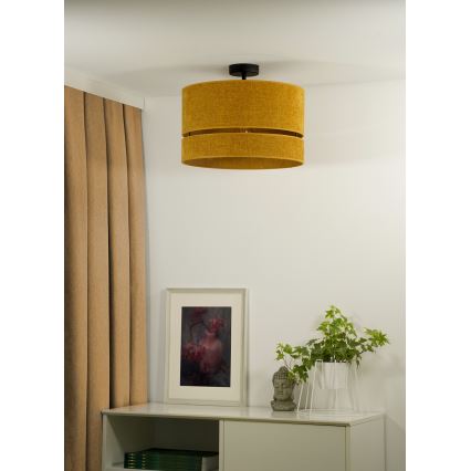 Duolla - Полилей за повърхностен монтаж DOUBLE 1xE27/15W/230V Ø 40 см оранжев