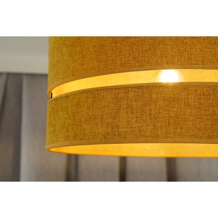 Duolla - Полилей за повърхностен монтаж DOUBLE 1xE27/15W/230V Ø 40 см оранжев