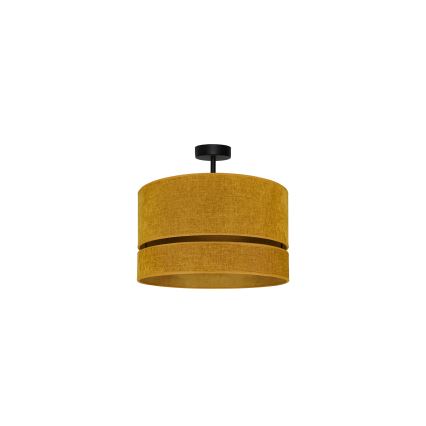 Duolla - Полилей за повърхностен монтаж DOUBLE 1xE27/15W/230V Ø 40 см оранжев