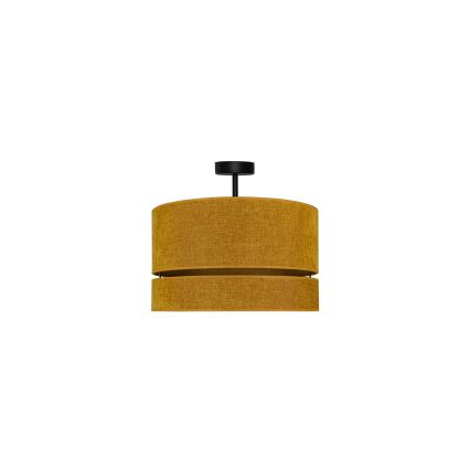 Duolla - Полилей за повърхностен монтаж DOUBLE 1xE27/15W/230V Ø 40 см оранжев