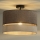 Duolla - Полилей за повърхностен монтаж DOUBLE 1xE27/15W/230V Ø 40 см кафяв/сив