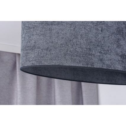 Duolla - Полилей за повърхностен монтаж OVAL 2xE27/15W/230V сив