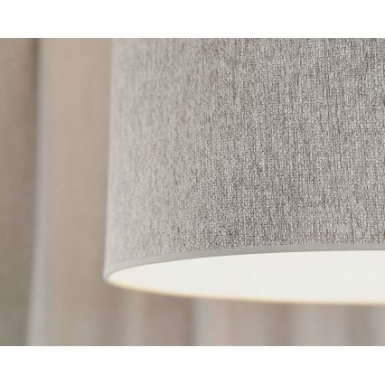 Duolla - Полилей за повърхностен монтаж ROLLER ECO RECYCLING 1xE27/15W/230V Ø 45 см сив