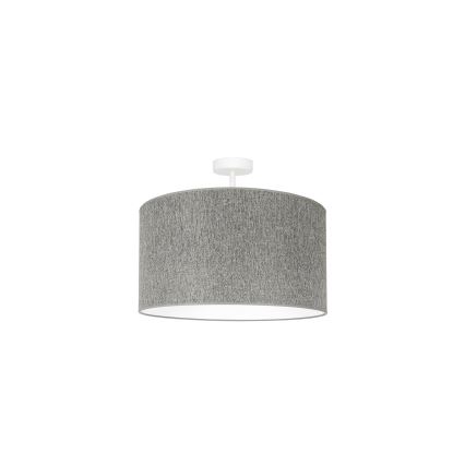 Duolla - Полилей за повърхностен монтаж ROLLER ECO RECYCLING 1xE27/15W/230V Ø 45 см сив