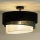 Duolla - Полилей за повърхностен монтаж TRIO 1xE27/15W/230V Ø 45 см черен/зелен/бял