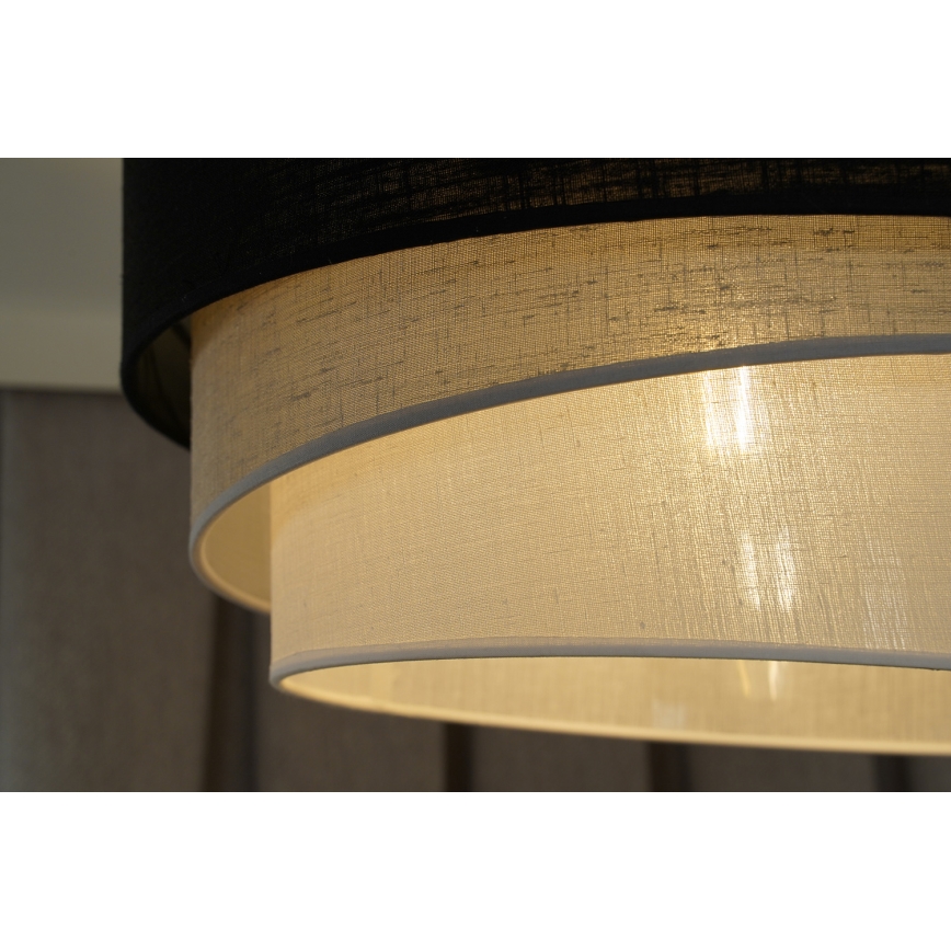 Duolla - Полилей за повърхностен монтаж TRIO 1xE27/15W/230V Ø 45 см зелен/сив/бял