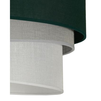 Duolla - Полилей за повърхностен монтаж TRIO 1xE27/15W/230V Ø 45 см зелен/сив/бял