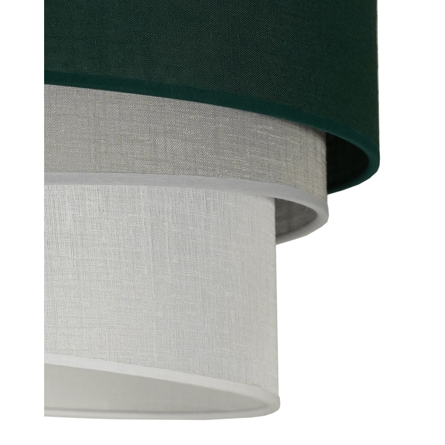 Duolla - Полилей за повърхностен монтаж TRIO 1xE27/15W/230V Ø 45 см зелен/сив/бял