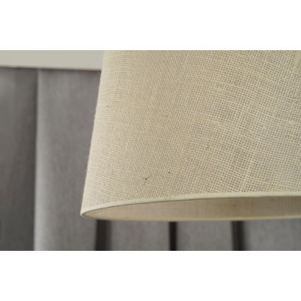 Duolla - Полилей за повърхностен монтаж YUTE 1xE27/15W/230V Ø 38 см сив