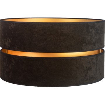 Duolla - Универсален абажур DUO E27 Ø 40 см черен/златист