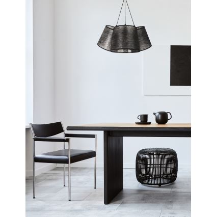 Duolla - Висящ полилей ROSSA 3xE27/40W/230V черен