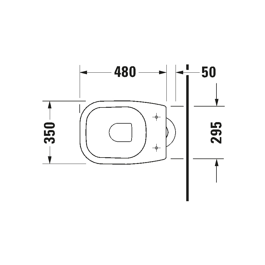 Duravit 21100100002 - Подова тоалетна чиния D-CODE керамика/бял гланц