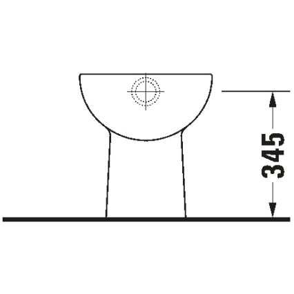 Duravit 21100100002 - Подова тоалетна чиния D-CODE керамика/бял гланц