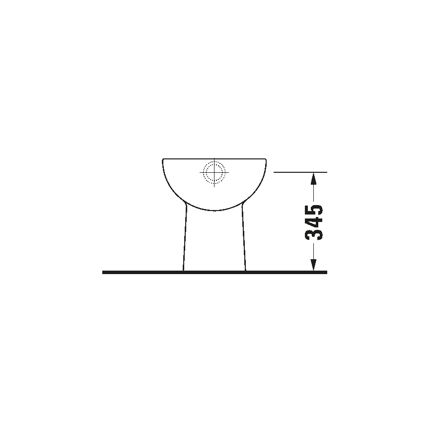 Duravit 21100100002 - Подова тоалетна чиния D-CODE керамика/бял гланц