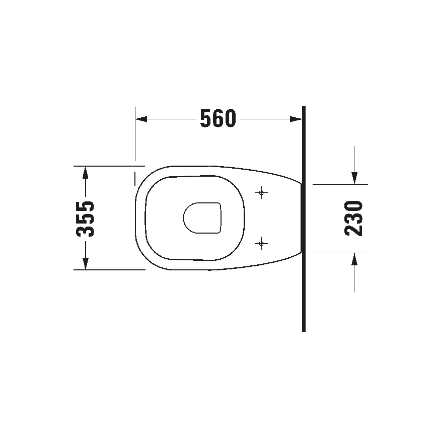 Duravit 21150900002 - Подова тоалетна чиния D-CODE керамика/лъскаво бяло
