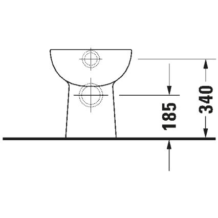 Duravit 21150900002 - Подова тоалетна чиния D-CODE керамика/лъскаво бяло