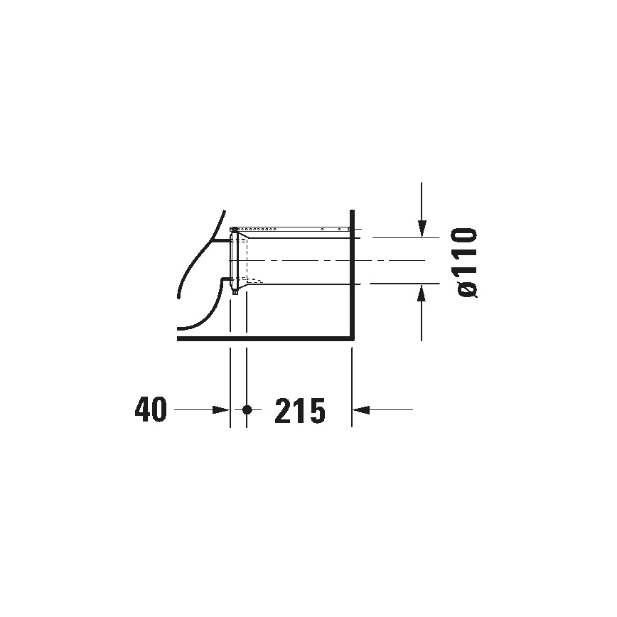 Duravit 21180900002 - комбинирана тоалетна WC D-CODE, керамика/бял гланц