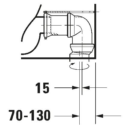 Duravit 21180900002 - комбинирана тоалетна WC D-CODE, керамика/бял гланц