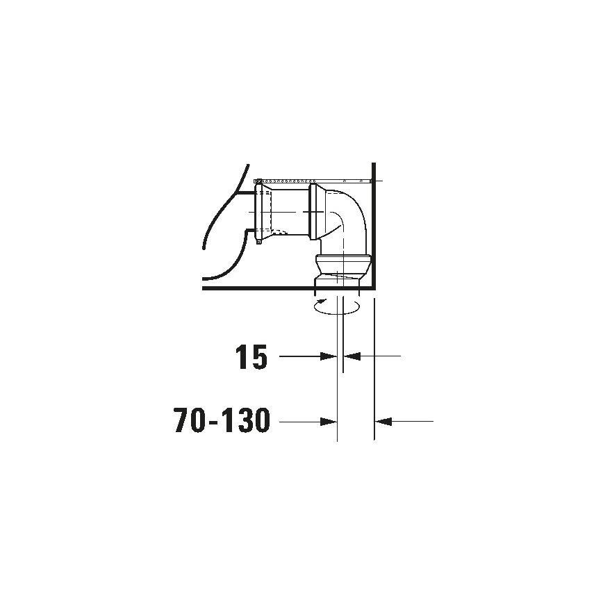 Duravit 21180900002 - комбинирана тоалетна WC D-CODE, керамика/бял гланц