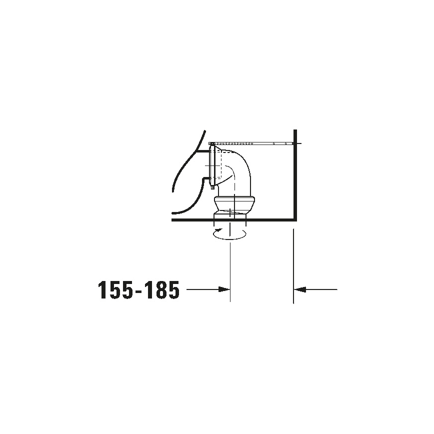 Duravit 21180900002 - комбинирана тоалетна WC D-CODE, керамика/бял гланц