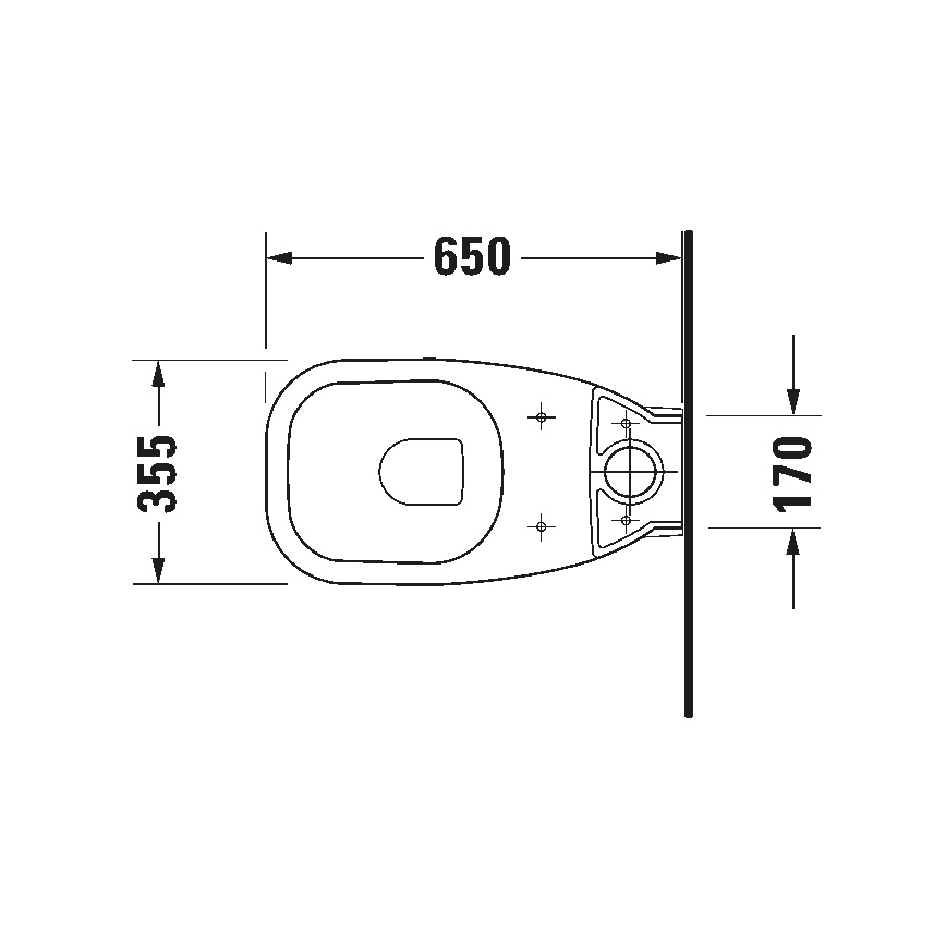 Duravit 21180900002 - комбинирана тоалетна WC D-CODE, керамика/бял гланц