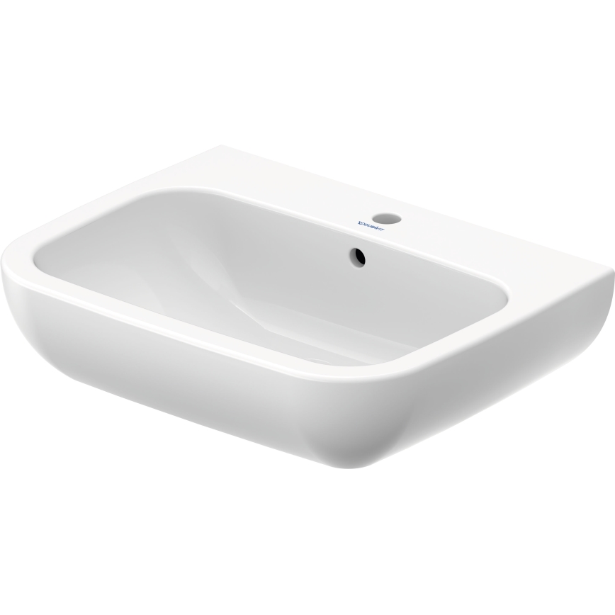 Duravit 23106500002 - Висяща мивка D-CODE 65x50 cm керамика/бял гланц