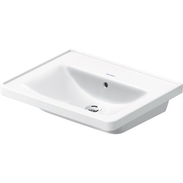 Duravit 2367600060 - Висяща мивка D-NEO 60x48 cm керамика/глянцово бяло