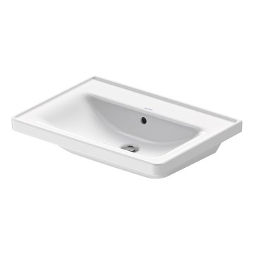 Duravit 2367650060 - Стенен умивалник D-NEO 65x48 см керамика/бял гланц