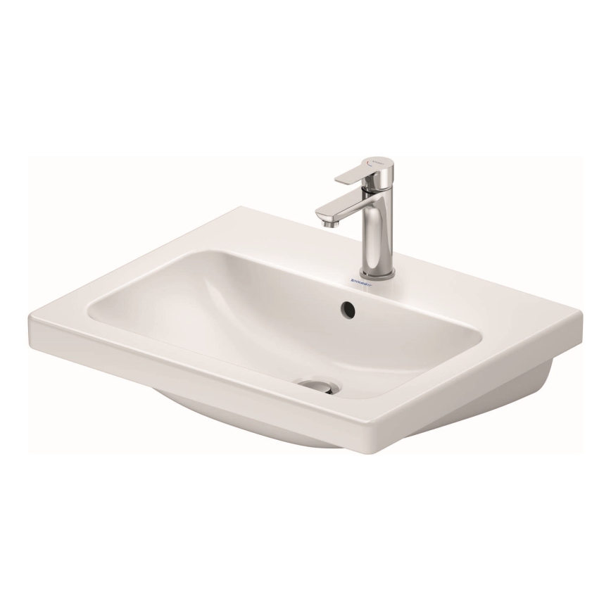 Duravit 23996000002 - Подвесна мивка D-CODE 60x48 cm керамика/бял гланц