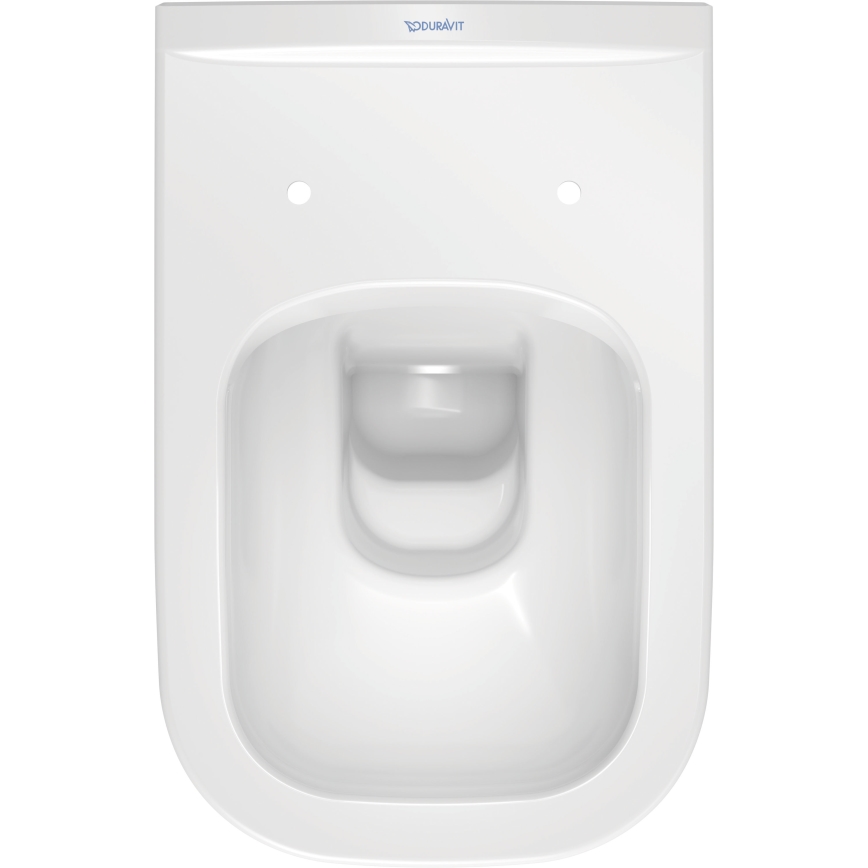 Duravit 25700920002 - Висяща безободкова тоалетна чиния D-CODE керамика/лъскаво бяло