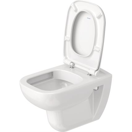 Duravit 25700920002 - Висяща безободкова тоалетна чиния D-CODE керамика/лъскаво бяло