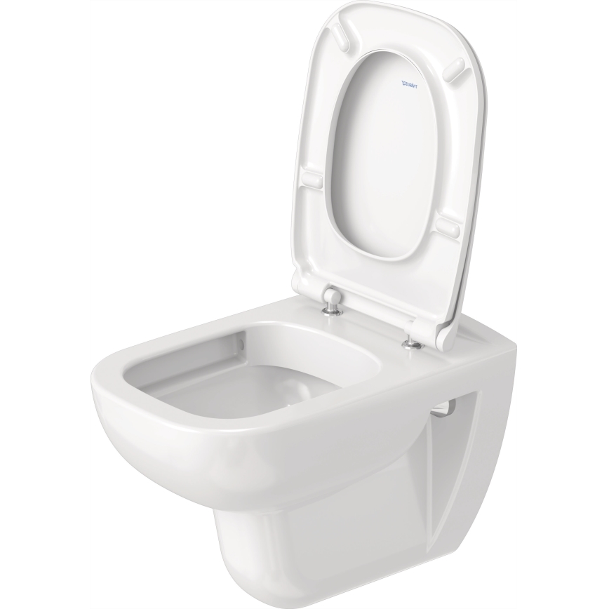 Duravit 25700920002 - Висяща безободкова тоалетна чиния D-CODE керамика/лъскаво бяло