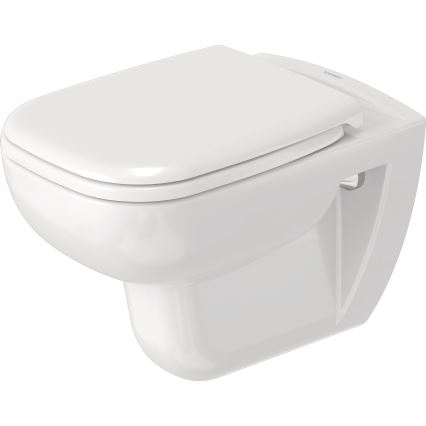 Duravit 25700920002 - Висяща безободкова тоалетна чиния D-CODE керамика/лъскаво бяло