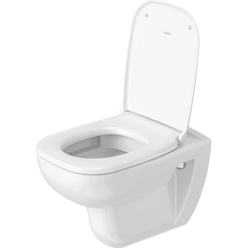 Duravit 25700920002 - Висяща безободкова тоалетна чиния D-CODE керамика/лъскаво бяло